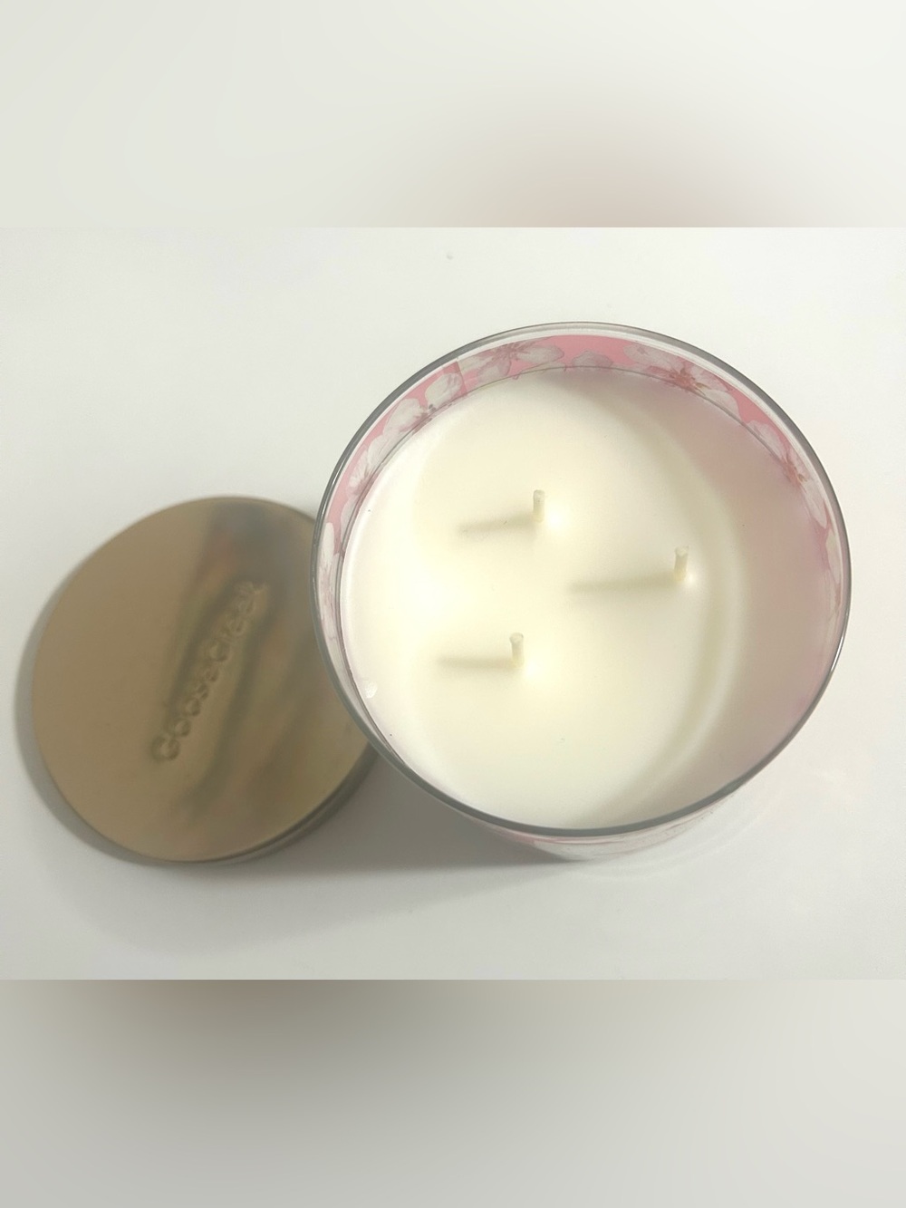 NWT Goose Creek Soy Candle Cherry Blossom, 3 Wicks, 14.5 ounces - Picture 3 of 3